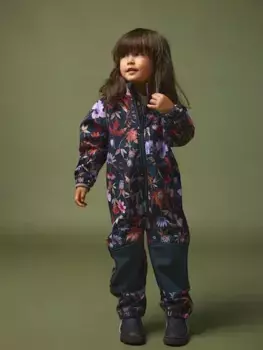 Name It Комбинезон "NMFALFA08 КОСТЮМ ОСЕННИЙ ЦВЕТОК FO NOOS", цвет Dark Sapphire