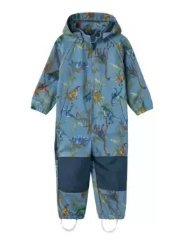 Name It Комбинезон Softshell "NMMALFA08 SOFTSHELL SUIT AOP FO NOOS", синий