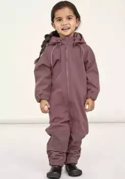 Name It Комбинезон Softshell "NMNALFA SOFTSHELL SUIT SOLID FO NOOS", лиловый