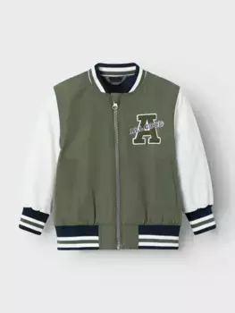 Name It Куртка-бомбер "NMNMAIN BOMBER JACKET PB", цвет Thyme
