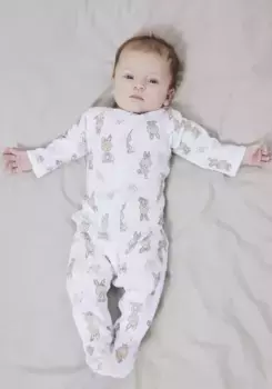 Name It Пижама "NBFNIGHTSUIT W/F RABBIT NOOS", белый