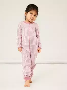 Name It Пижама "NBNNIGHTSUIT ZIP Y/D CORE NOOS", цвет Mesa Rose