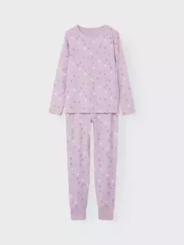 Name It Пижамы It "NKFNIGHTSET PINK HEARTS NOOS" (набор, 2 шт.), цвет Pink Lavender