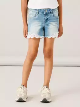 Name It "SALLI" Джинсовые шорты для девочек, синий