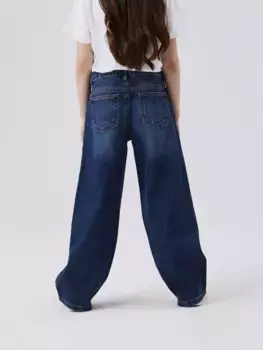 Name It Широкие джинсы "NKFROSE WIDE JEANS 5529-BE NOOS", синий
