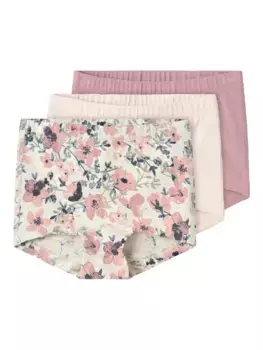 Name It шорты-боксеры "NMFTIGHTS 3P NOSTALGIA FLOWER NOOS", цвет Nostalgia Rose