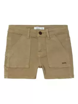 Name It Шорты-карго "NKFROSE REG TWI SHORTS 7740-MF NOOS", цвет Kelp