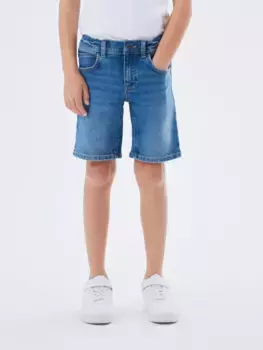 Name It Шорты "NKMRYAN REG DNM L SHORTS 1090-IO NOOS", синий