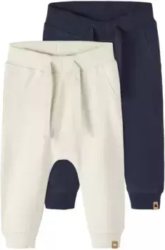 Name It Спортивные брюки It "NBNTAKKI 2P SWEAT PANT NOOS" (упаковка, 2 шт.), мешковатого кроя, цвет Dark Sapphire