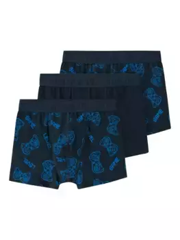 Name It Трусы-боксеры It "NKMBOXER 3P DARK SAPPHIRE GAMER NOOS" (упаковка, 3 шт.), цвет Dark Sapphire