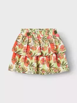 Name It Volantrock "NKFVINAYA SKIRT FFF NOOS", белый