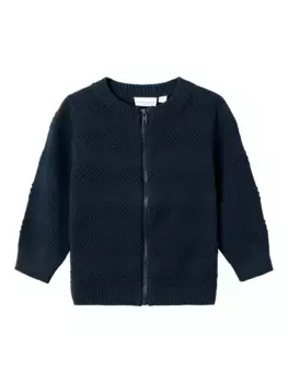 Name It вязаный свитер "NMMVESTO LS KNIT CARD", цвет Dark Sapphire