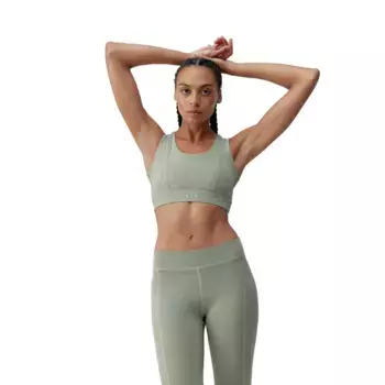 Namir Born Living Yoga Женский спортивный топ, серо-зеленый