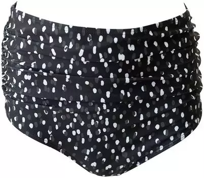 Nani Swimwear Женские плавки для плавания с высокой посадкой и рюшами