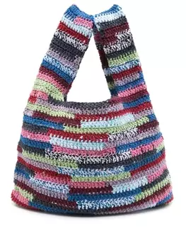 Nannacay сумка-тоут Michela в технике кроше, мультиколор