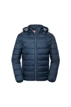 Нано-куртка с капюшоном Russell, темно-синий