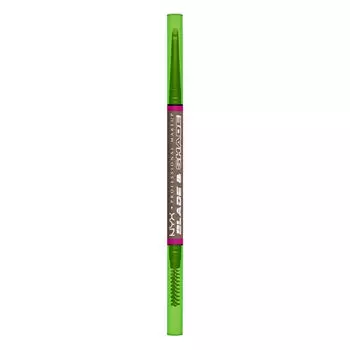 Nano-Precise, двусторонний карандаш для бровей 03 Cool Ash BRN, 13,6 г Nyx Professional Makeup Blade & shade, цвет 03 cool ash brn