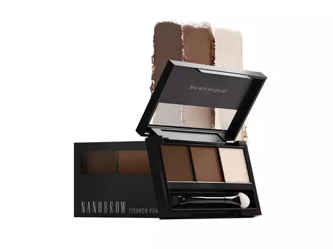 Nanobrow, Eyebrow Powder Kit, Набор для бровей, средний размер, 4 г
