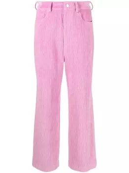 Nanushka бархатные брюки Josine, розовый