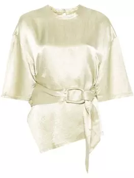 Nanushka блузка Besia, зеленый