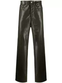 Nanushka брюки Aric, зеленый