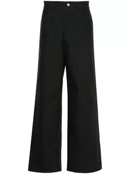 Nanushka брюки Jurian широкого кроя, серый