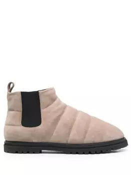 Nanushka дутые ботинки челси, нейтральный цвет