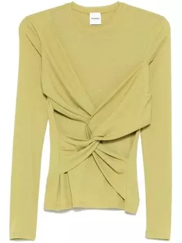 Nanushka футболка Izolda, зеленый