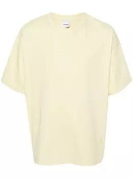 Nanushka футболка с вышивкой, желтый
