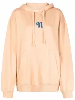Nanushka худи из органического хлопка, нейтральный цвет