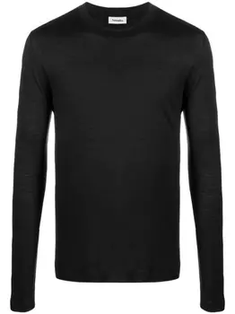 Nanushka лонгслив с круглым вырезом, зеленый