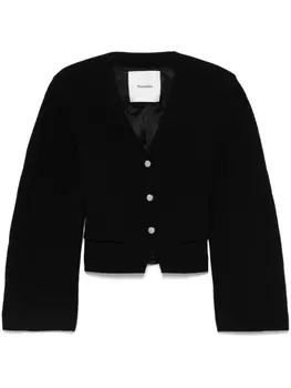 Nanushka муслиновая куртка, черный