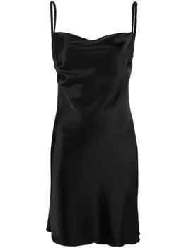 Nanushka платье мини Merva, черный