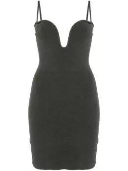 Nanushka платье мини Shothi, зеленый