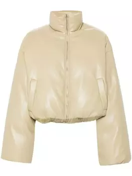 Nanushka пуховик Lilima, нейтральный цвет