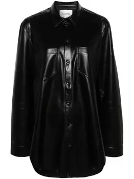 Nanushka рубашка Giana, черный