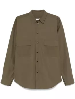 Nanushka рубашка на пуговицах, зеленый