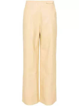 Nanushka широкие брюки Namas, желтый