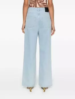 Nanushka широкие джинсы Josine, синий