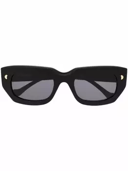 Nanushka солнцезащитные очки в оправе 'кошачий глаз', черный