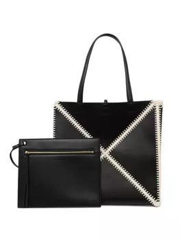 Нанушка Сумка-тоут «Оригами» Nanushka, черный