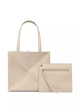 Нанушка Сумка-тоут «Оригами» Nanushka, нейтральный