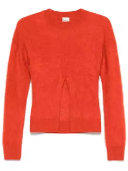 Nanushka свитер с вырезами, красный