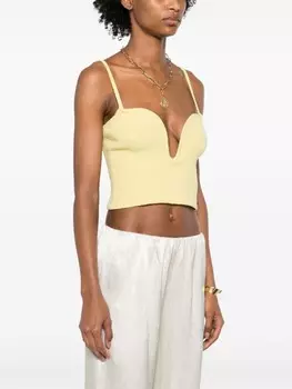 Nanushka топ без рукавов Zue, желтый