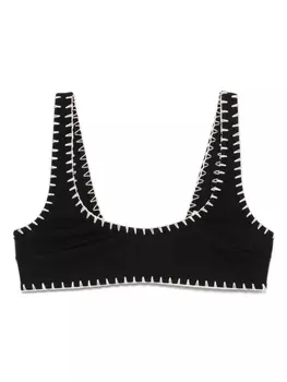Nanushka топ бикини Malti, черный
