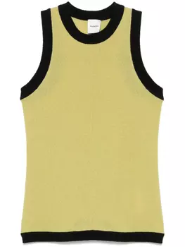 Nanushka топ Denalie без рукавов, зеленый