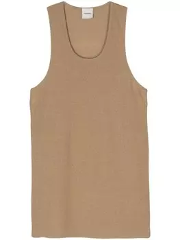 Nanushka топ Levon из джерси, серый