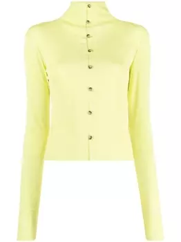 Nanushka топ Teddie из джерси, зеленый