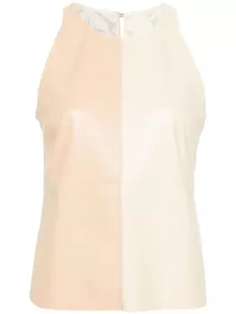 Nanushka топ Teza без рукавов, нейтральный цвет