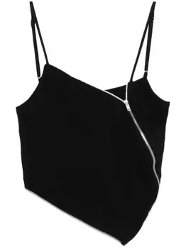 Nanushka топ Zorka, черный
